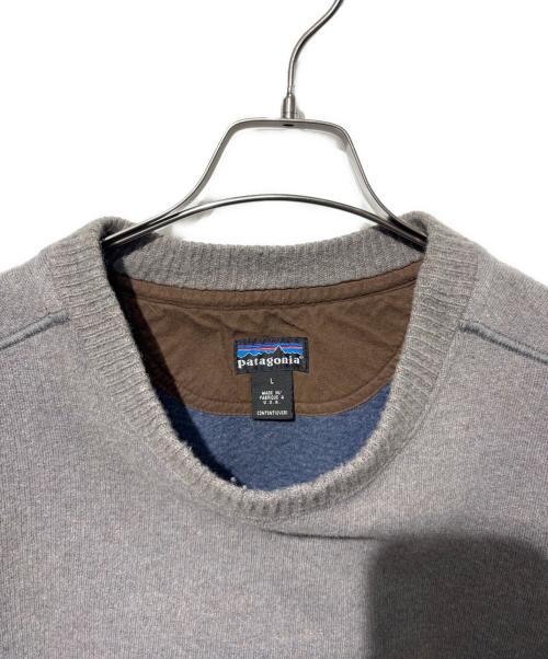 Patagonia（パタゴニア）Patagonia (パタゴニア) コンフォート・ウール・クルー グレー サイズ:SIZE Lの古着・服飾アイテム