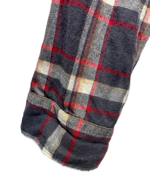 Patagonia（パタゴニア）Patagonia (パタゴニア) ロングスリーブライトウェイトフィヨルド・フランネルシャツ グレー×レッド サイズ:SIZE XLの古着・服飾アイテム