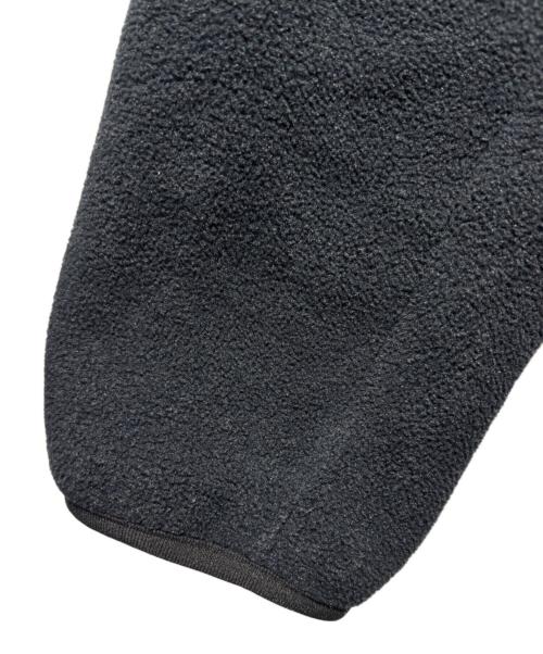 Snow peak（スノーピーク）Snow peak (スノーピーク) WIND AND SEA (ウィンダンシー) エンブロイダリーロゴ ポリエステルフリースジャケット ブラック サイズ:SIZE XLの古着・服飾アイテム