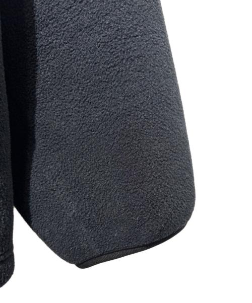 Snow peak（スノーピーク）Snow peak (スノーピーク) WIND AND SEA (ウィンダンシー) エンブロイダリーロゴ ポリエステルフリースジャケット ブラック サイズ:SIZE XLの古着・服飾アイテム