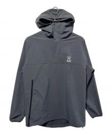 HAGLOFS（ホグロフス）の古着「ソフトシェル アノラック」｜グレー