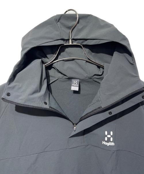 HAGLOFS（ホグロフス）HAGLOFS (ホグロフス) ソフトシェル アノラック グレー サイズ:SIZE Lの古着・服飾アイテム