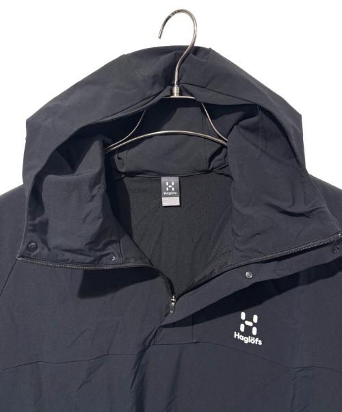 HAGLOFS（ホグロフス）HAGLOFS (ホグロフス) ソフトシェルアノラック ブラック サイズ:SIZE Lの古着・服飾アイテム