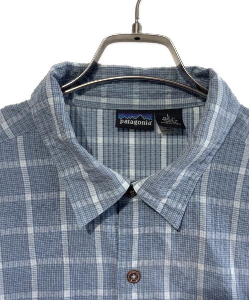 Patagonia（パタゴニア）Patagonia (パタゴニア) パッカーウェアシャツ スカイブルー サイズ:Lサイズの古着・服飾アイテム