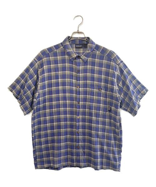 Patagonia（パタゴニア）Patagonia (パタゴニア) A/Cシャツ ブルー サイズ:Lサイズの古着・服飾アイテム