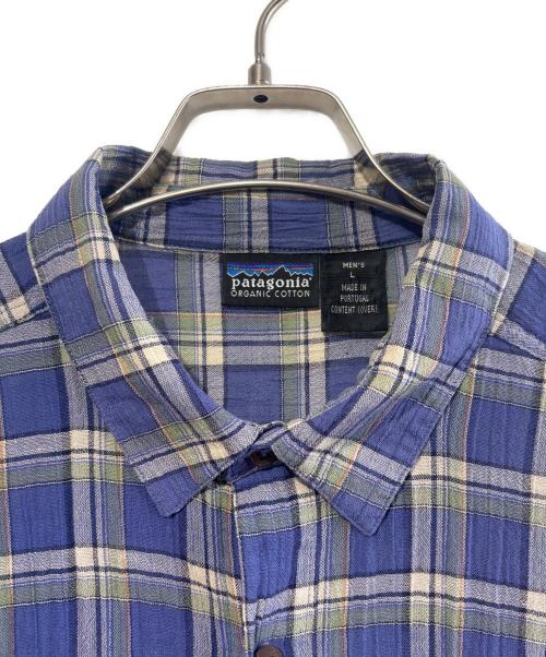 Patagonia（パタゴニア）Patagonia (パタゴニア) A/Cシャツ ブルー サイズ:Lサイズの古着・服飾アイテム