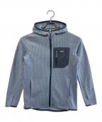 Patagoniaパタゴニア）の古着「R1 エア・フルジップ・フーディ」｜ラベンダー