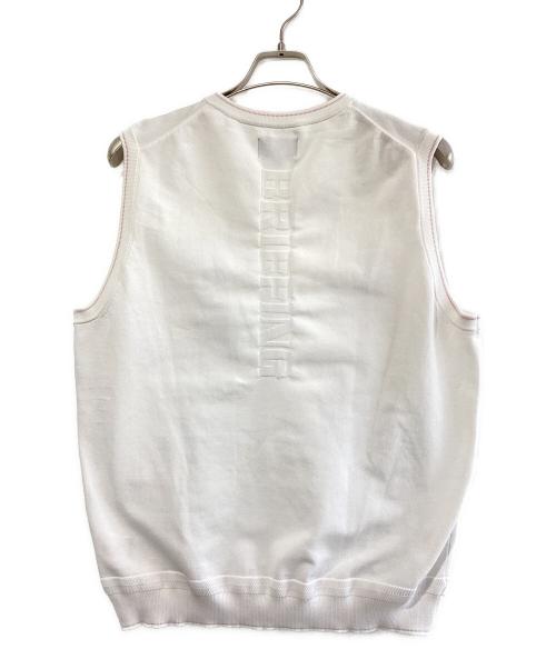 BRIEFING（ブリーフィング）BRIEFING (ブリーフィング) ゴルフウェア(トップス)　ベスト ホワイト サイズ:SIZE XLの古着・服飾アイテム