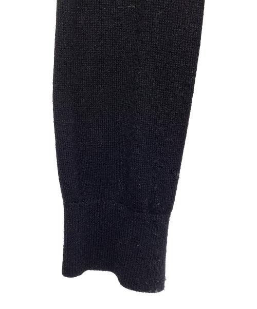 BRIEFING（ブリーフィング）BRIEFING (ブリーフィング) WIND BLOCK FZ KNIT アンゴラブレンド ニットジャケット ブラック サイズ:SIZE XLの古着・服飾アイテム