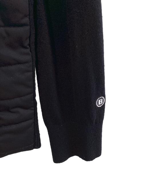 BRIEFING（ブリーフィング）BRIEFING (ブリーフィング) WIND BLOCK FZ KNIT アンゴラブレンド ニットジャケット ブラック サイズ:SIZE XLの古着・服飾アイテム