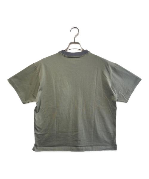 and wander（アンドワンダー）and wander (アンドワンダー) pocket T グリーン サイズ:Sサイズの古着・服飾アイテム