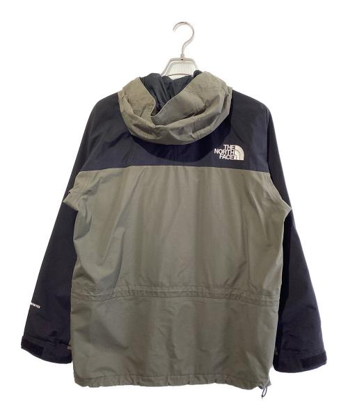 THE NORTH FACE（ザ ノース フェイス）THE NORTH FACE (ザ ノース フェイス) マウンテンライトジャケット ブラック×グリーン サイズ:SIZE Lの古着・服飾アイテム