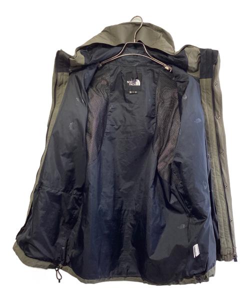 THE NORTH FACE（ザ ノース フェイス）THE NORTH FACE (ザ ノース フェイス) マウンテンライトジャケット ブラック×グリーン サイズ:SIZE Lの古着・服飾アイテム