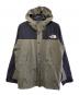 THE NORTH FACE（ザ ノース フェイス）の古着「マウンテンライトジャケット」｜ブラック×グリーン
