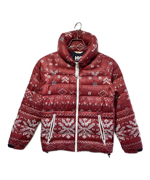 HELLY HANSEN（ヘリーハンセン）HELLY HANSEN (ヘリーハンセン) ダウンジャケット レッド サイズ:SIZE WMの古着・服飾アイテム