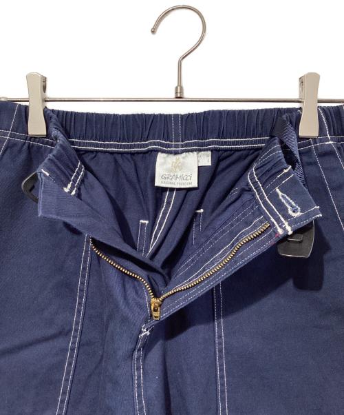 GRAMICCI（グラミチ）GRAMICCI (グラミチ) コントラスト ステッチ ルーズテーパード リッジパンツ ネイビー サイズ:Mの古着・服飾アイテム