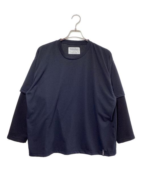 MOUNTAIN RESEARCH（マウンテンリサーチ）MOUNTAIN RESEARCH (マウンテンリサーチ) Layered Tee ブラック サイズ:SIZE Mの古着・服飾アイテム