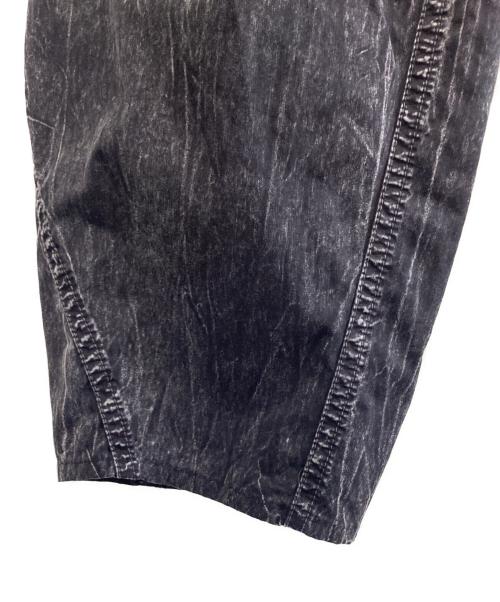 and wander（アンドワンダー）and wander (アンドワンダー) bleach twill wide pants ブラック サイズ:SIZE Sの古着・服飾アイテム