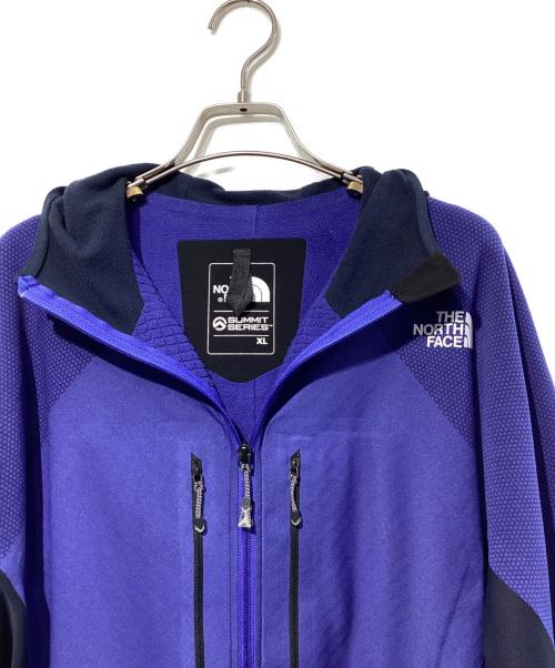 THE NORTH FACE（ザ ノース フェイス）THE NORTH FACE (ザ ノース フェイス) ヒューズフォームグリッドフーディ ブルー サイズ:SIZE XLの古着・服飾アイテム