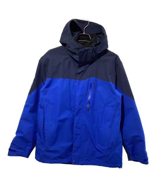 MARMOT（マーモット）MARMOT (マーモット) ゴアテックスハードシェルジャケット ブルー×ネイビー サイズ:SIZE Mの古着・服飾アイテム