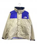 THE NORTH FACEザ ノース フェイス）の古着「マウンテンレインテックスジャケット」｜ベージュ×ブルー