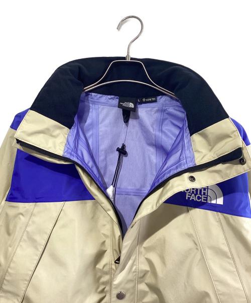 THE NORTH FACE（ザ ノース フェイス）THE NORTH FACE (ザ ノース フェイス) マウンテンレインテックスジャケット ベージュ×ブルー サイズ:SIZE Lの古着・服飾アイテム