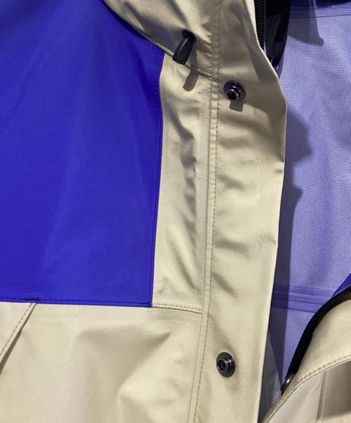 THE NORTH FACE（ザ ノース フェイス）THE NORTH FACE (ザ ノース フェイス) マウンテンレインテックスジャケット ベージュ×ブルー サイズ:SIZE Lの古着・服飾アイテム