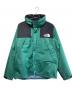 THE NORTH FACE（ザ ノース フェイス）の古着「マウンテンレインテックスジャケット」｜ブラック×グリーン