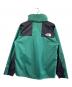 THE NORTH FACE (ザ ノース フェイス) マウンテンレインテックスジャケット ブラック×グリーン サイズ:SIZE XL：20000円