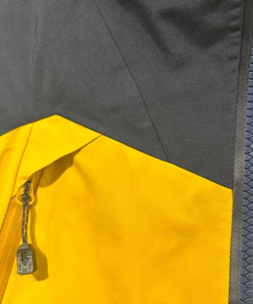 MILLET（ミレー）MILLET (ミレー) トリロジー ティフォン タフ II ストレッチ ジャケット イエロー×ネイビー サイズ:SIZE Sの古着・服飾アイテム