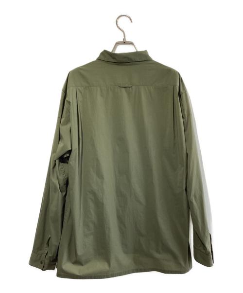 山と道（ヤマトミチ）山と道 (ヤマトミチ) トレッキングウェア(シャツ) オリーブ サイズ:SIZE XLの古着・服飾アイテム