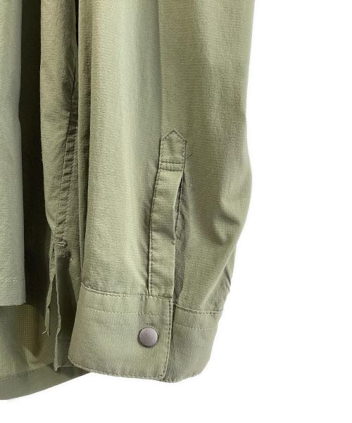 山と道（ヤマトミチ）山と道 (ヤマトミチ) トレッキングウェア(シャツ) オリーブ サイズ:SIZE XLの古着・服飾アイテム