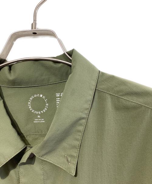 山と道（ヤマトミチ）山と道 (ヤマトミチ) トレッキングウェア(シャツ) オリーブ サイズ:SIZE XLの古着・服飾アイテム