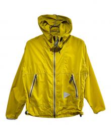 and wander（アンドワンダー）の古着「PERTEX wind jacket」｜イエロー