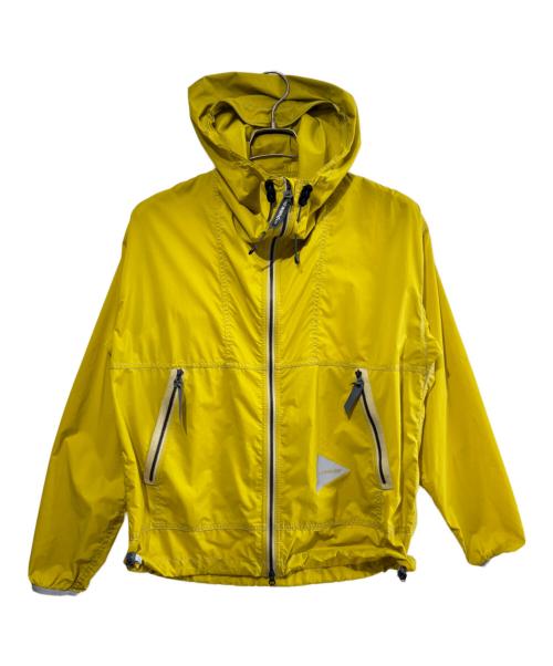 and wander（アンドワンダー）and wander (アンドワンダー) PERTEX wind jacket イエロー サイズ:WSの古着・服飾アイテム