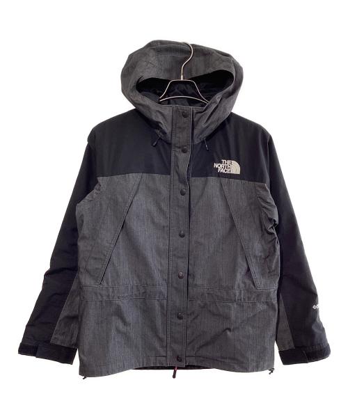 THE NORTH FACE（ザ ノース フェイス）THE NORTH FACE (ザ ノース フェイス) マウンテンライトデニムジャケット グレー×ブラック サイズ:SIZE Lの古着・服飾アイテム