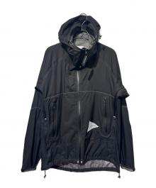 and wander（アンドワンダー）の古着「3L UL rain jacket」｜ブラック