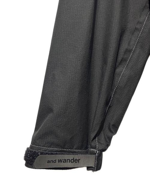 and wander（アンドワンダー）and wander (アンドワンダー) 3L UL rain jacket ブラック サイズ:SIZE Sの古着・服飾アイテム