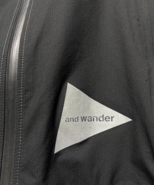 and wander（アンドワンダー）and wander (アンドワンダー) 3L UL rain jacket ブラック サイズ:SIZE Sの古着・服飾アイテム
