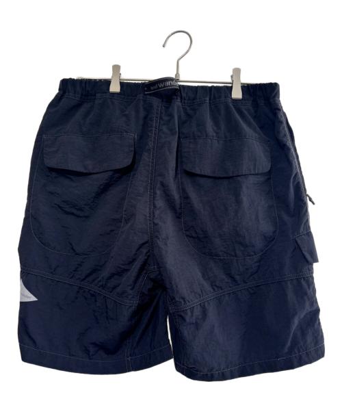 and wander（アンドワンダー）and wander (アンドワンダー) Ny taffeta hiker short pants ネイビー サイズ:SIZE Lの古着・服飾アイテム