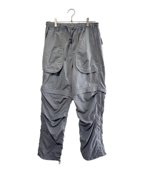 and wander（アンドワンダー）and wander (アンドワンダー) Ny Taffeta hiker 2way Pants グレー サイズ:SIZE Lの古着・服飾アイテム