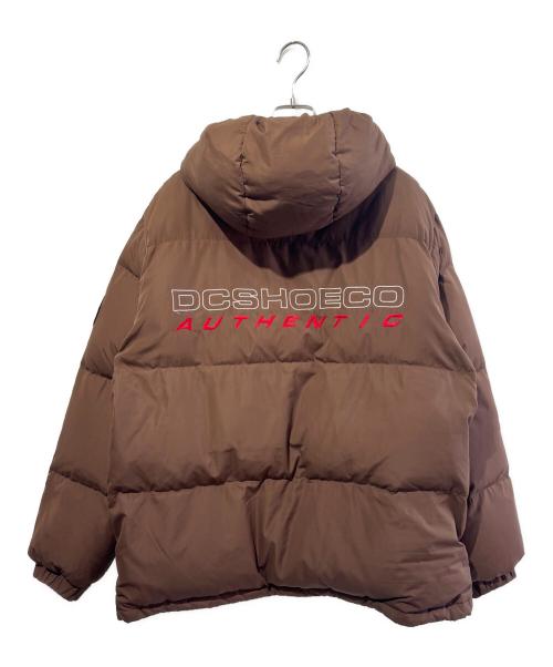 DC SHOES（ディーシーシューズ）DC SHOES (ディーシーシューズ) 23 DOWN HOODED JACKET ブラウン サイズ:SIZE Lの古着・服飾アイテム
