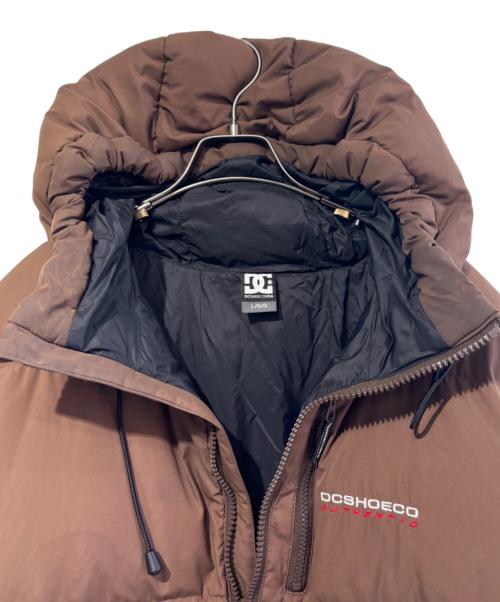 DC SHOES（ディーシーシューズ）DC SHOES (ディーシーシューズ) 23 DOWN HOODED JACKET ブラウン サイズ:SIZE Lの古着・服飾アイテム