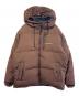 DC SHOES（ディーシーシューズ）の古着「23 DOWN HOODED JACKET」｜ブラウン