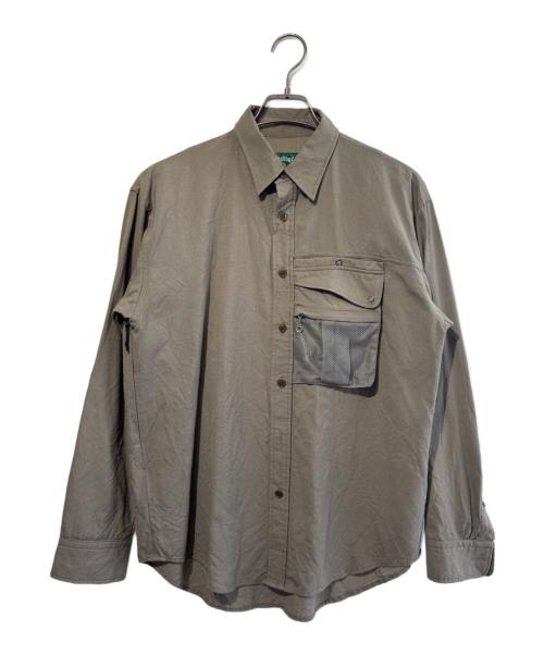 BROWN by 2-tacs（ブラウンバイツータックス）BROWN by 2-tacs (ブラウンバイツータックス) OUTER SHIRTS カーキ サイズ:SIZE Sの古着・服飾アイテム