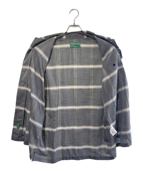 BROWN by 2-tacs（ブラウンバイツータックス）BROWN by 2-tacs (ブラウンバイツータックス) オープンカラーシャツ グレー サイズ:SIZE Lの古着・服飾アイテム