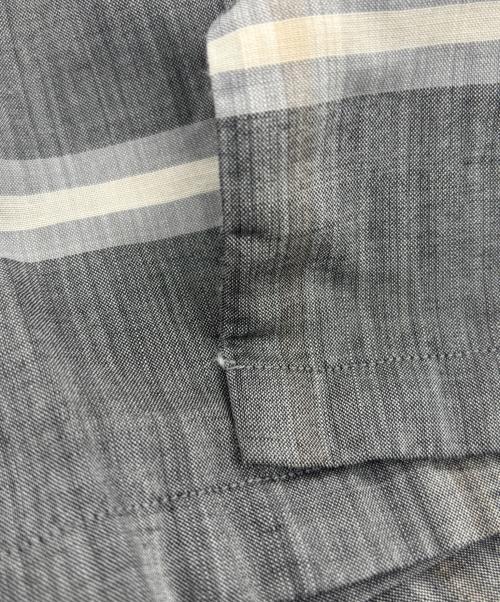 BROWN by 2-tacs（ブラウンバイツータックス）BROWN by 2-tacs (ブラウンバイツータックス) オープンカラーシャツ グレー サイズ:SIZE Lの古着・服飾アイテム