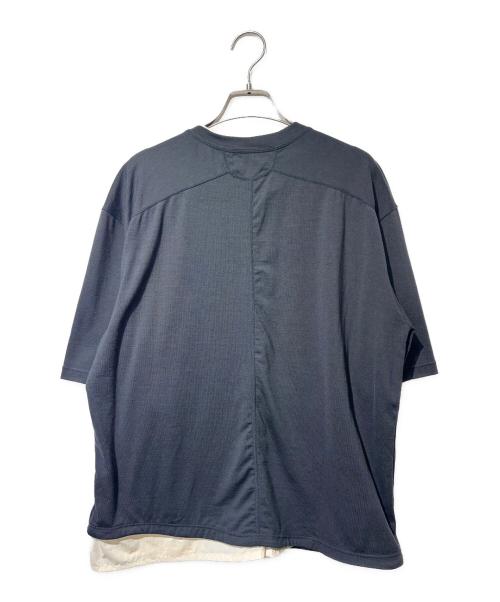 PASTOR NOVA（パストルノヴァ）PASTOR NOVA (パストルノヴァ) フェイクレイヤード ハーフスリーブTシャツ ブラック サイズ:SIZE 2の古着・服飾アイテム