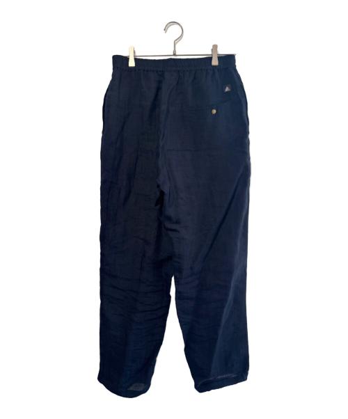 UPSIDE DOWN LABEL（アップサイド ダウン レーベル）UPSIDE DOWN LABEL (アップサイド ダウン レーベル) UNfake LI Pants ネイビーブラック サイズ:SIZE Mの古着・服飾アイテム