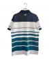BRIEFING (ブリーフィング) ゴルフウェア(トップス)　ポロシャツ ホワイト×グリーン サイズ:SIZE L：12000円